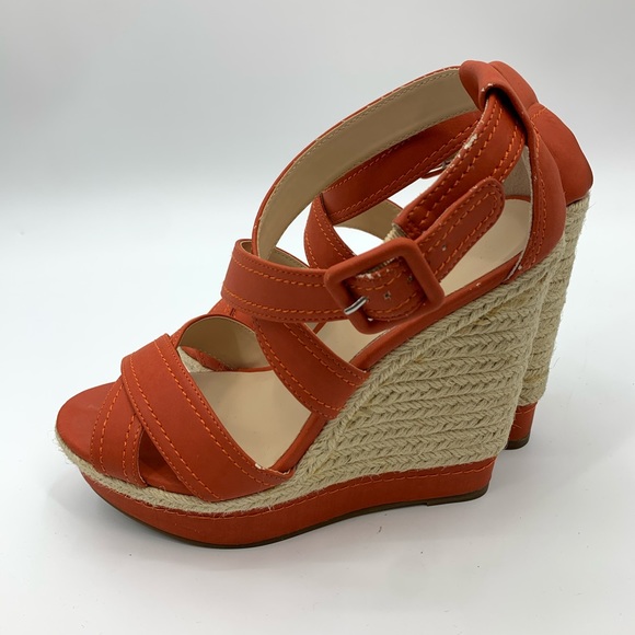 Aldo Shoes Aldo Espadrille Wedge Sandals Orange Deavila Poshmark